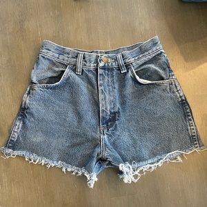 Vintage style jean shorts